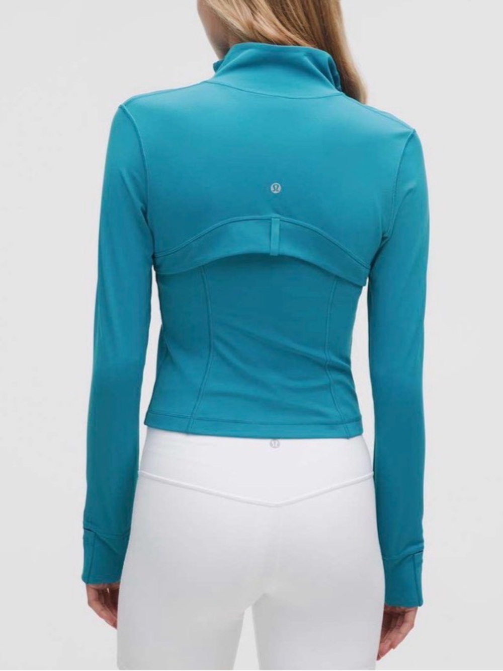 Lululemon Define Cropped Nulu Jacket ~ 12 ~ Hawaiian Blue - Picture 10 of 12
